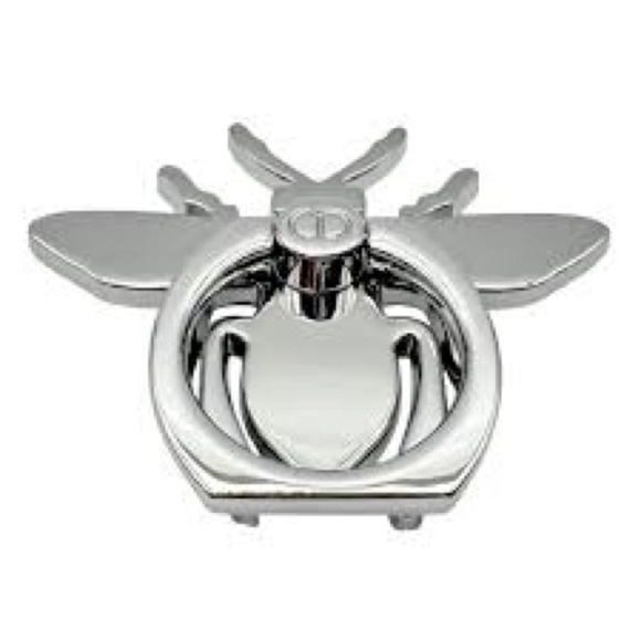 Dior Women's Ring Stand Silver Bee 1.8 x 2 inches